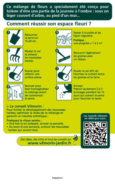 Mélanges de fleurs - Coin Ombre - 7 m² - Mélange de fleurs - MEDIA_PACKAGING_VERSO
